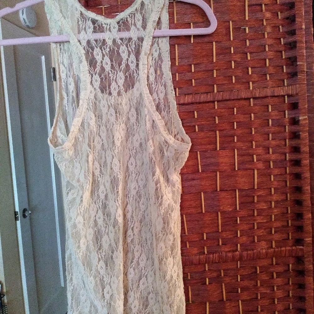 Lace tank